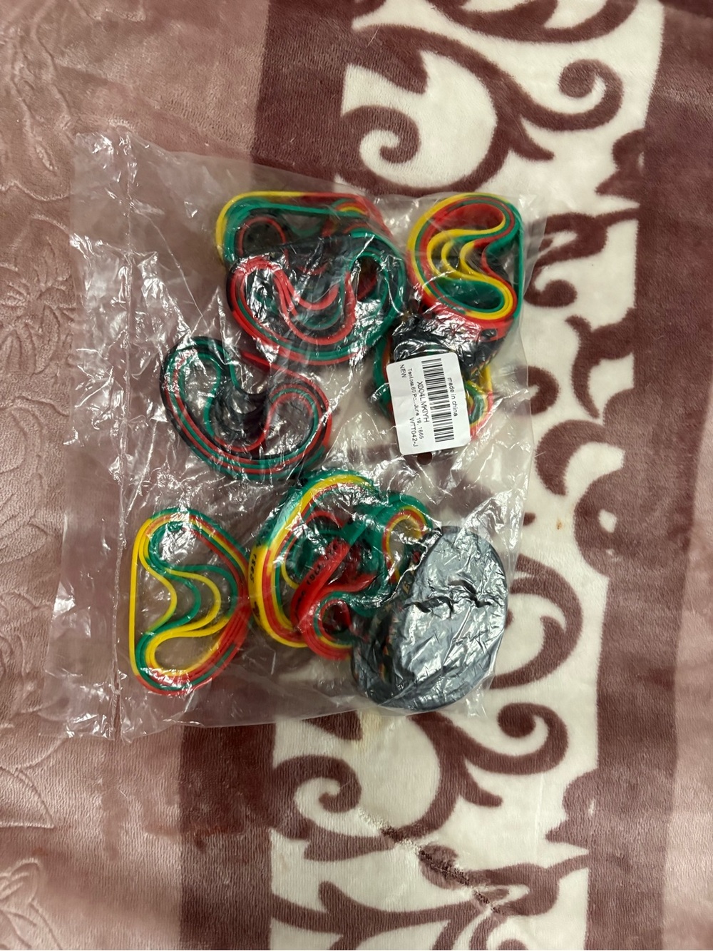 Juneteenth Bracelets 60 count - Red, Yellow, Green, Black